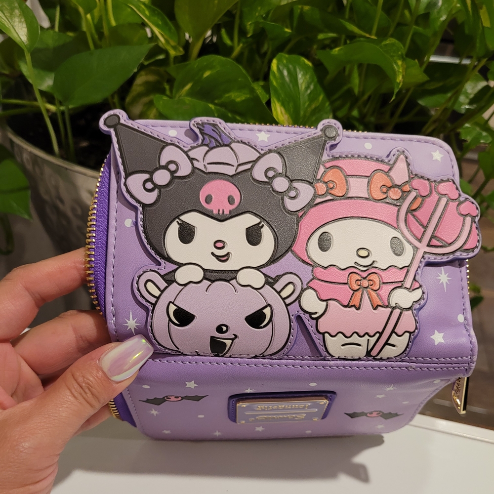 Sanrio Lavender Pet Carrier with Cute Characters